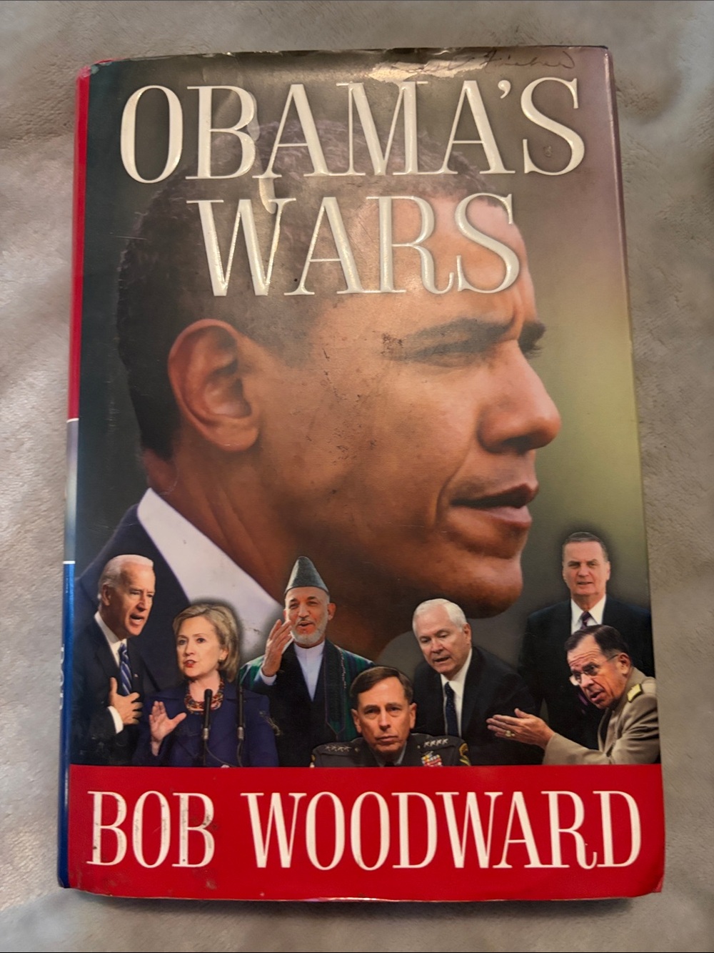 Obama's Wars by Bob Woodward - Red & Black Hardcover